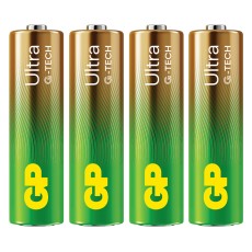 GP Ultra AA Alkaline Batteries (4 Pack)