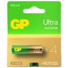 GP Ultra AA Alkaline Batteries (4 Pack)