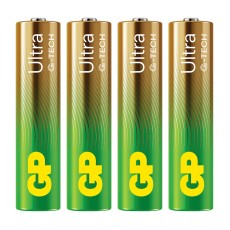 GP Ultra AAA Alkaline Batteries (4 Pack)