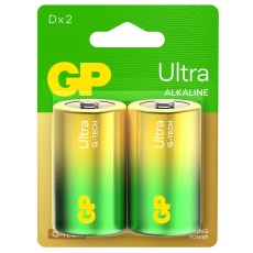 GP Ultra D 1.5V Alkaline Batteries (2 Pack)