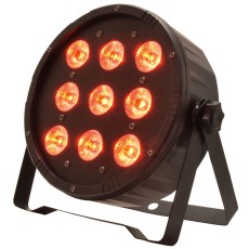 QTX PAR-54: Extra Flat 4-in-1 LED Plastic PAR Can