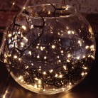 Premium Outdoor Battery Operated Warm White String Lights with Timer