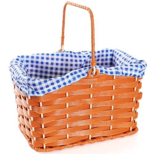 Blue Gingham Dorothy Basket