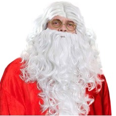 Father Christmas Wig & Beard Set (Adults)