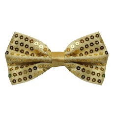 Sequin Bow Tie (Gold)