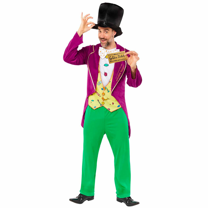 Buy Willy Wonka Official Costume (Adults) | Party Chest