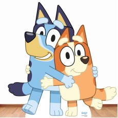 Bluey And Bingo Life-size Cardboard Cutout