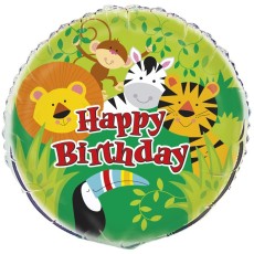 Animal Jungle Foil Balloon (18")