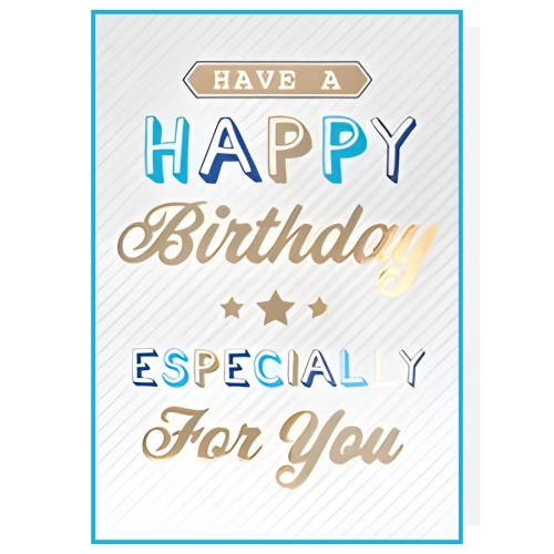 Happy Birthday Especially For You Greeting Card