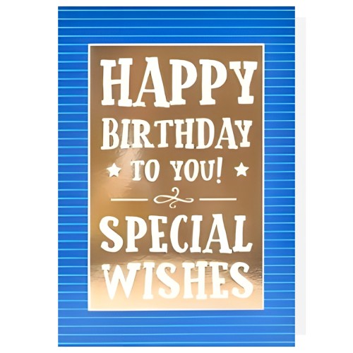 Happy Birthday To You Special Wishes Greeting Card