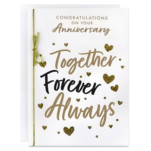 Together Forever Always Anniversary Greeting Card