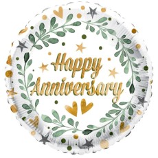 ECO Happy Anniversary 18" Foil Balloon