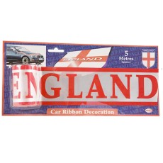 England Car Ribbon Banner Decoration (5m)