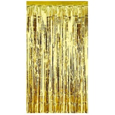 Gold Shimmer Foil Curtain