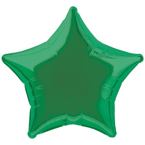 Green 20" Star Foil Balloon