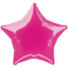 Hot Pink 20" Star Foil Balloon