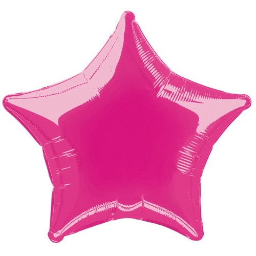 Hot Pink 20" Star Foil Balloon