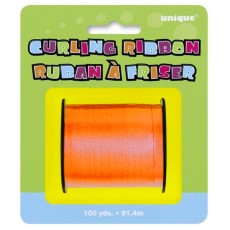 Orange Curling Ribbon (90m)