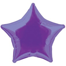Purple 20" Star Foil Balloon
