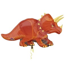 Triceratops Dinosaur SuperShape Foil Balloon (42")