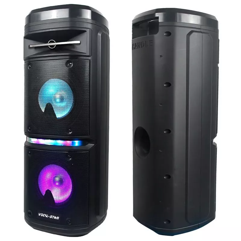 VS-275BT Vocal-Star Portable Karaoke Machine - Bluetooth, 2 Mics 60w  Speaker Lights Effects Review 