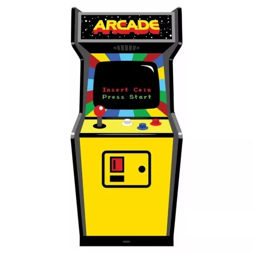 Buy Arcade Machine Cardboard Cutout| Party Chest