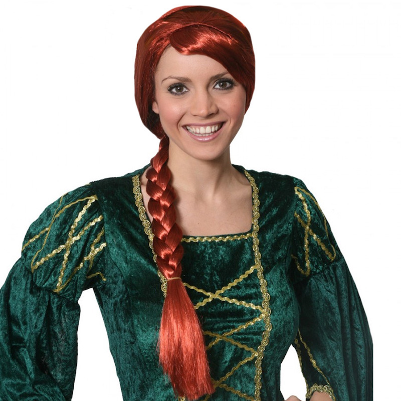 Buy Red Braided Wig Party Chest