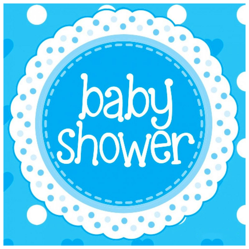 Blue baby deals shower napkins