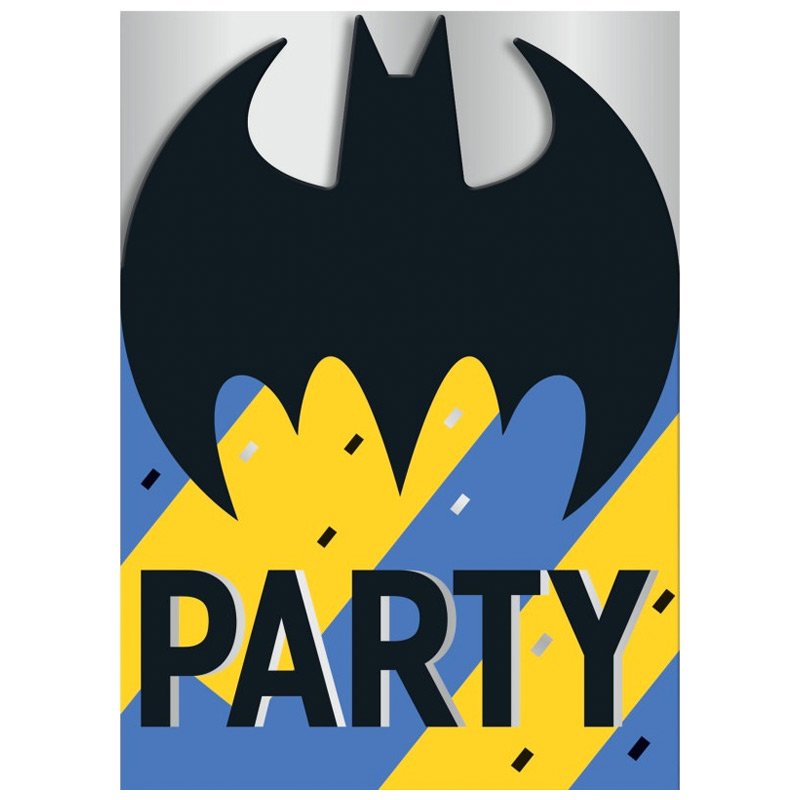 Buy Batman Invitations (8 Pack) | Party Chest