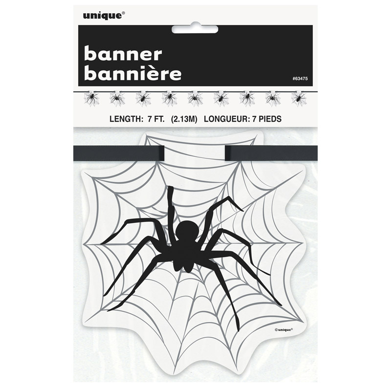 Buy Halloween Spider Web Cut Out Banner (2.1m) | Party Chest