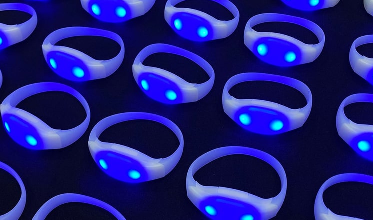 LED Festival Wristband Hire